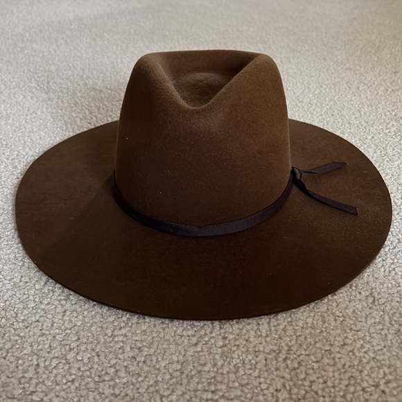 Brixton Cohen Cowboy Wide Brim Hat in Coffee - Picture 5 of 9